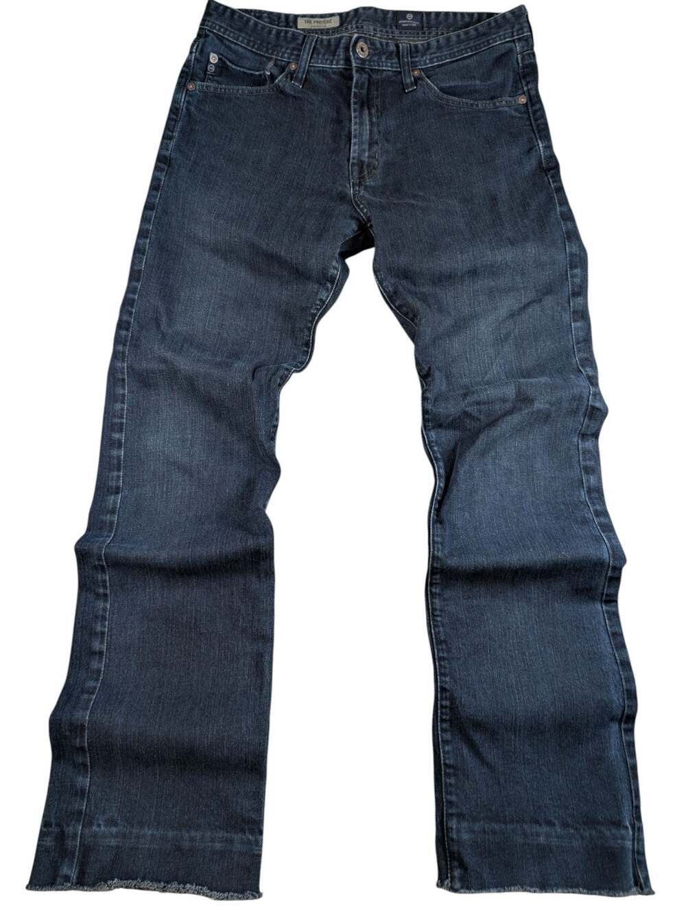 AG Adriano Goldschmied Jeans 30x34 The Protege Straight Leg Dark Blue USA Mens